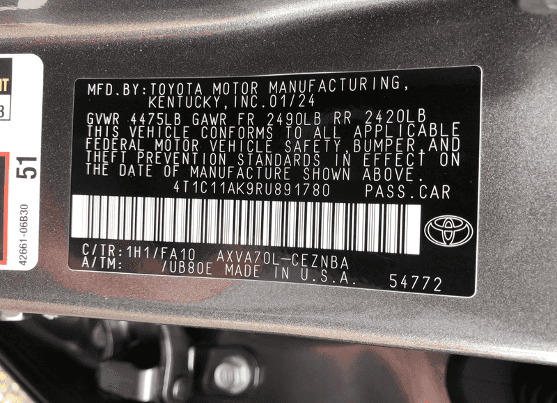 2024 Toyota Camry LE photo 16